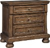 Traditional Tobacco Brown Nightstand - Branburry