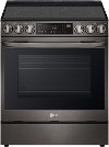 LSEL6335D LG 30 Inch Smart Electric Range with InstaView Window - 6.3 cu. ft., Black Stainless Steel