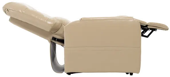 Contemporary Mushroom Beige Power Lift Recliner-2