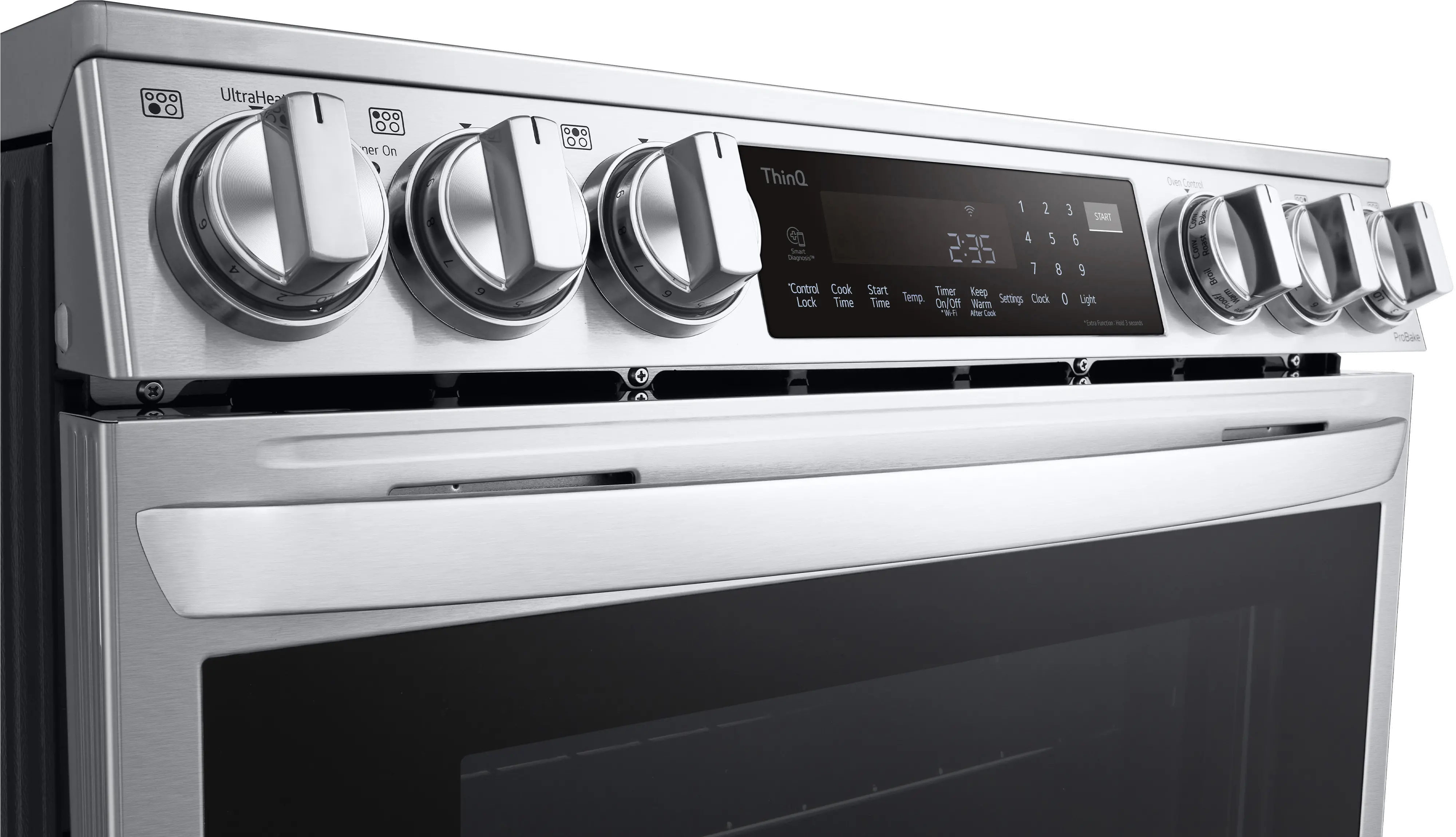 LSEL6337F LG 30 Inch Smart Electric Range with InstaView Window - 6.3 cu. ft., Stainless Steel-3