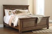 Traditional Tobacco Brown Queen Bed - Branburry