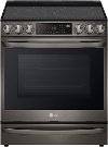 LSEL6337D LG 30 Inch Smart Electric Range with InstaView Window - 6.3 cu. ft., Black Stainless Steel