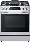 LSGL6335F LG 6.3 cu ft Gas Range with InstaView -Stainless Steel