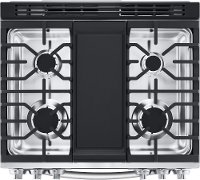 LSGL6335F LG Gas InstaView Range with Air Fry - Black Stainless Steel-4