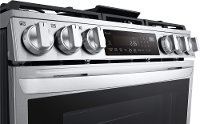 LSGL6335F LG Gas InstaView Range with Air Fry - Black Stainless Steel-5