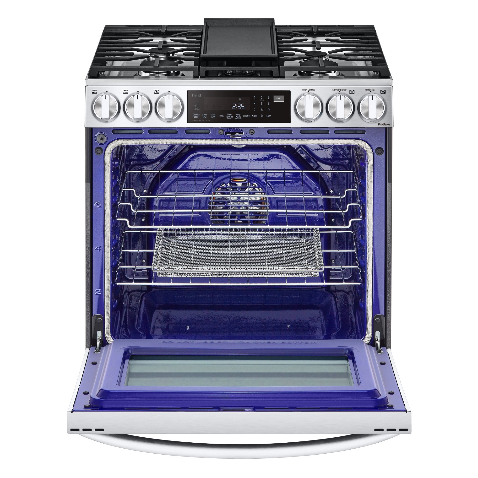 LSGL6335F LG Gas InstaView Range with Air Fry -Stainless Steel-2