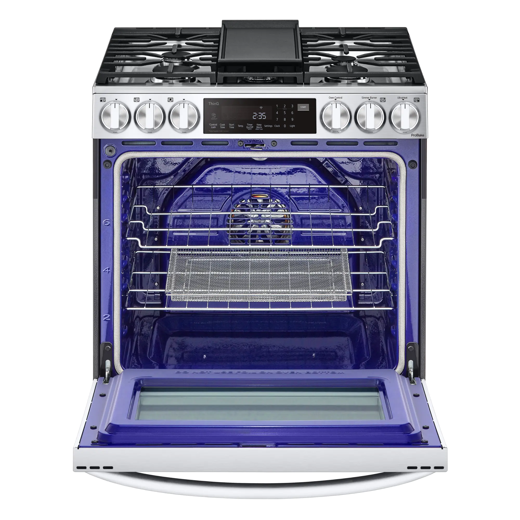 LSGL6335F LG Gas InstaView Range with Air Fry -Stainless Steel-2