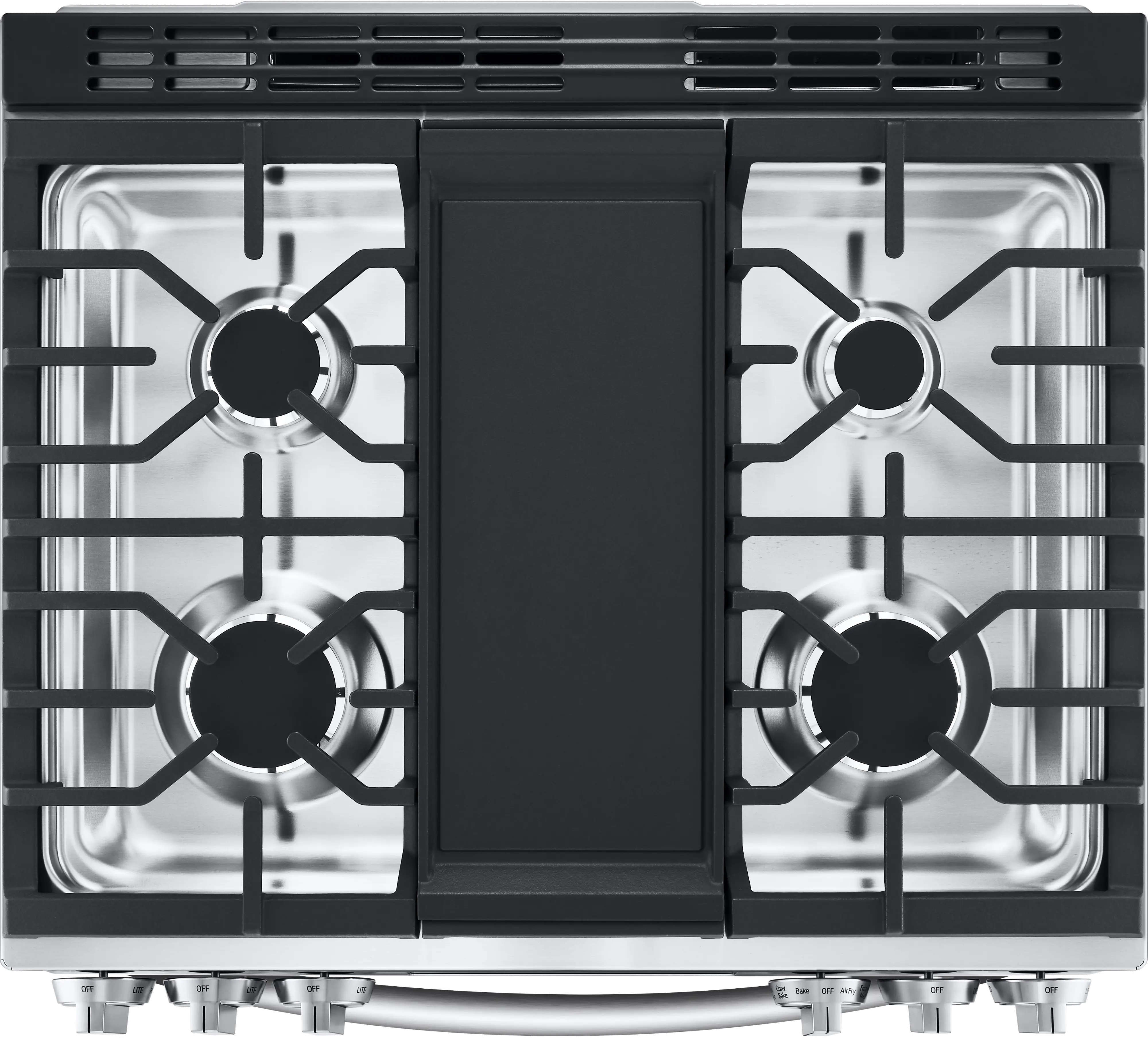 LSGL6335F LG Gas InstaView Range with Air Fry -Stainless Steel-4