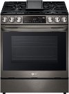 LSGL6335D LG Gas InstaView Range with Air Fry - Black Stainless Steel