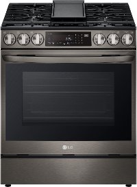 LSGL6335D LG Gas InstaView Range with Air Fry - Black Stainless Steel