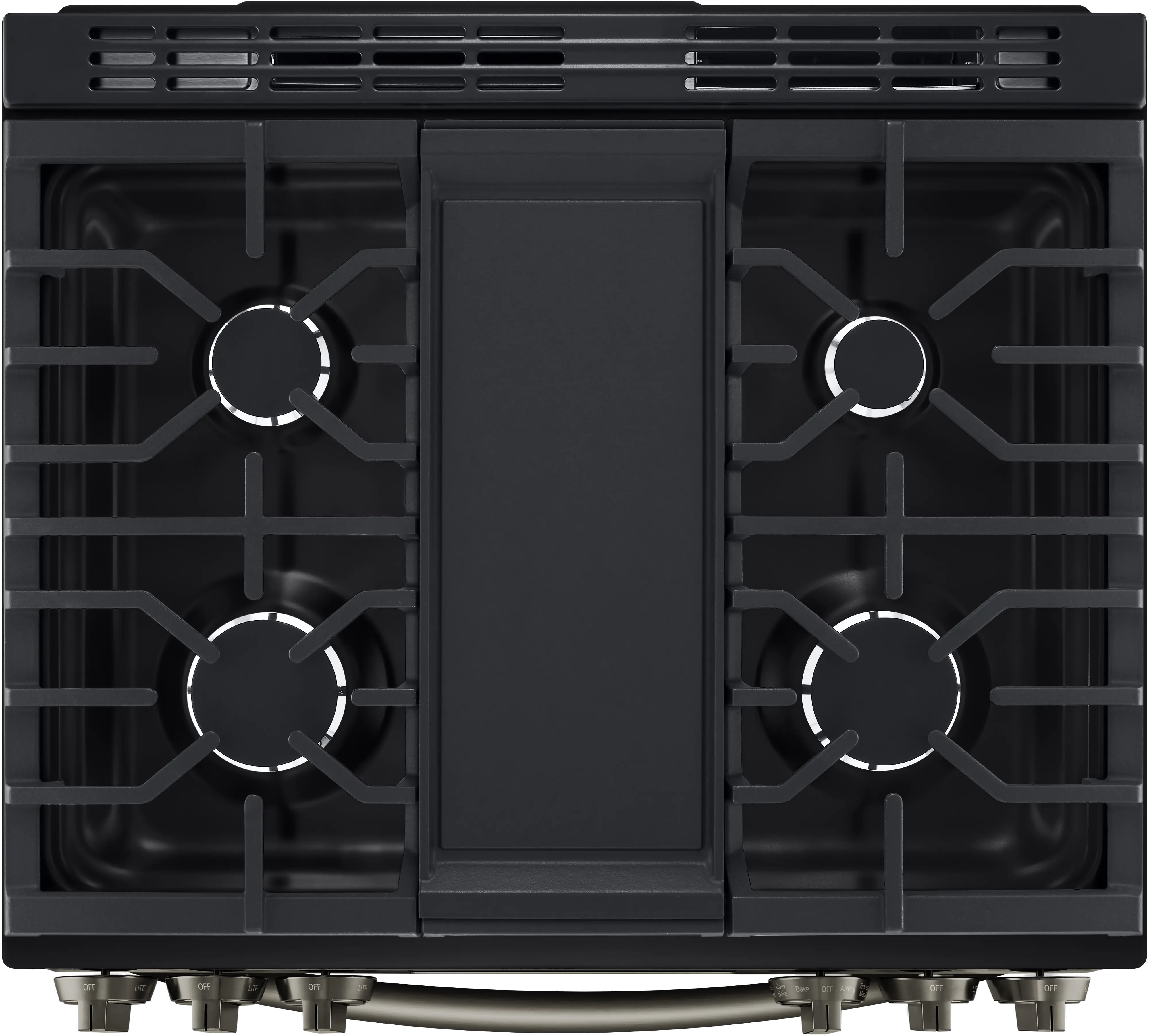 LSGL6335D LG Gas InstaView Range with Air Fry - Black Stainless Steel-3
