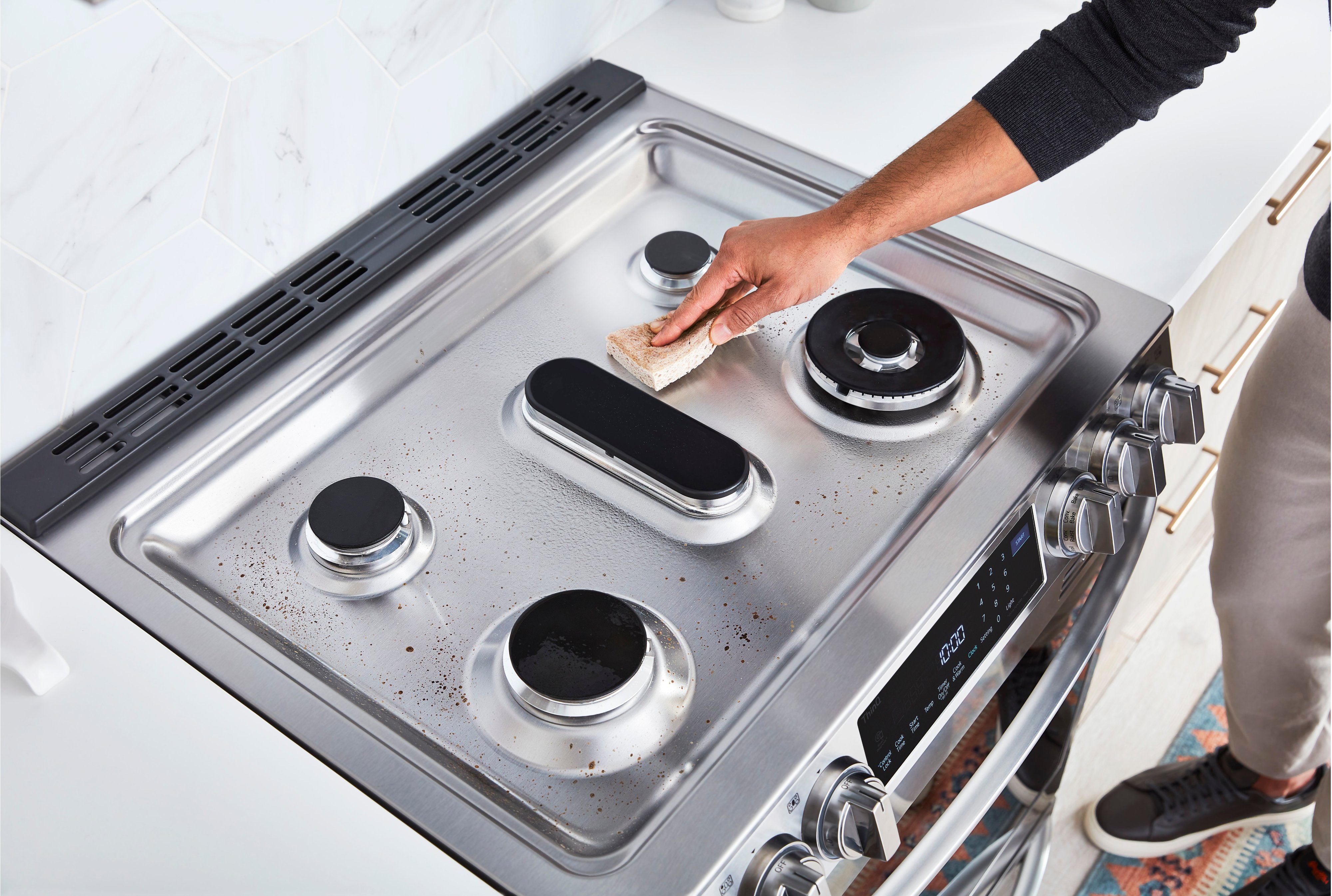LSGL6337F LG Gas InstaView Range with Air Fry - Stainless Steel-8