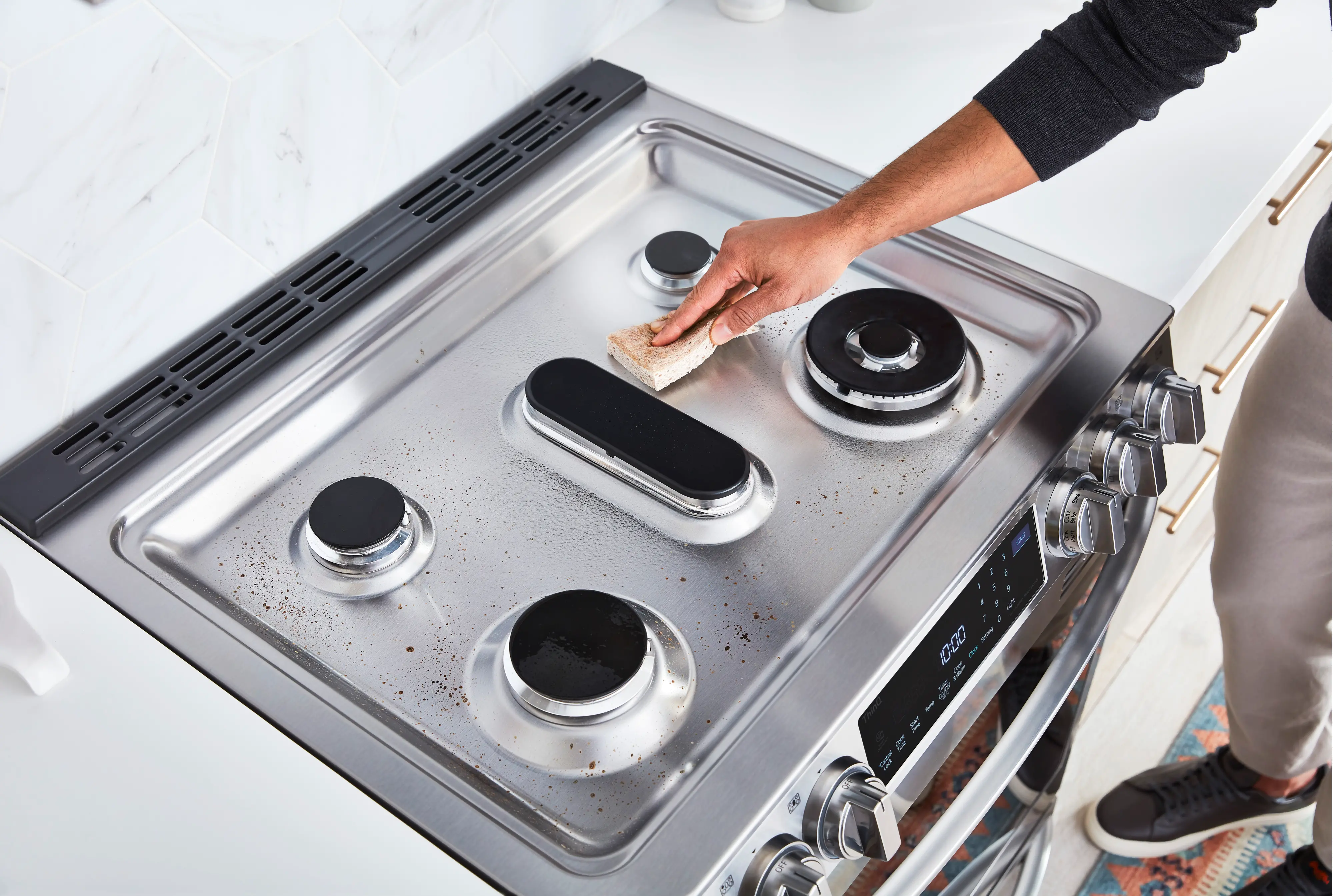 LSGL6337F LG Gas InstaView Range with Air Fry - Stainless Steel-8