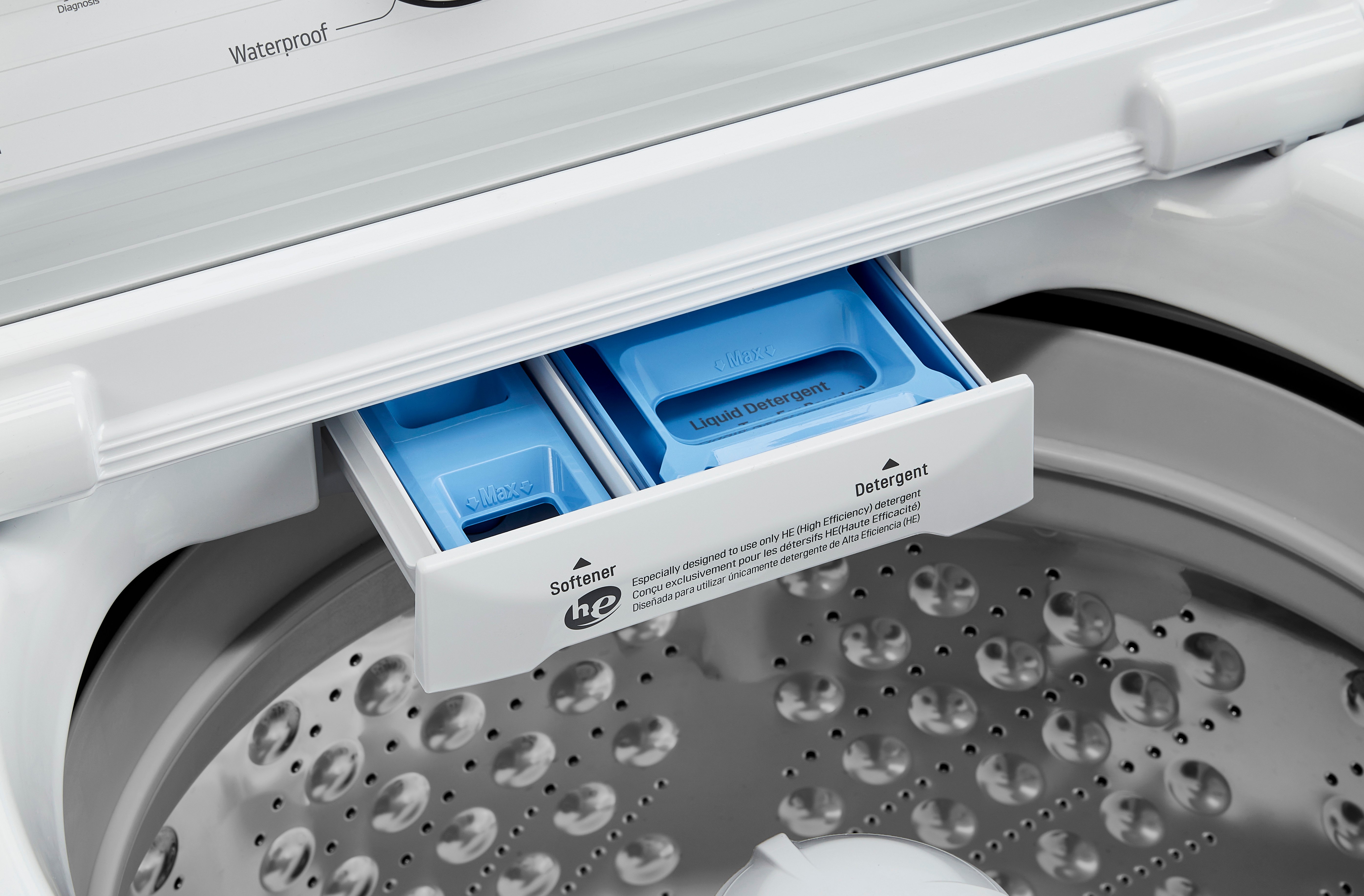WT7005CW LG 4.3 cu. ft. Mega Capacity Top Load Washer with 4-Way Agitator & TurboDrum Technology - 4.3 cu. ft. White-5