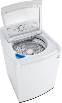 WT7005CW LG 4.3 cu. ft. Mega Capacity Top Load Washer with 4-Way Agitator & TurboDrum Technology - 4.3 cu. ft. White-6