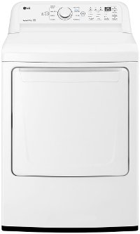 DLE7000W LG Electric Front Load Dryer - 7.3 cu. ft. White