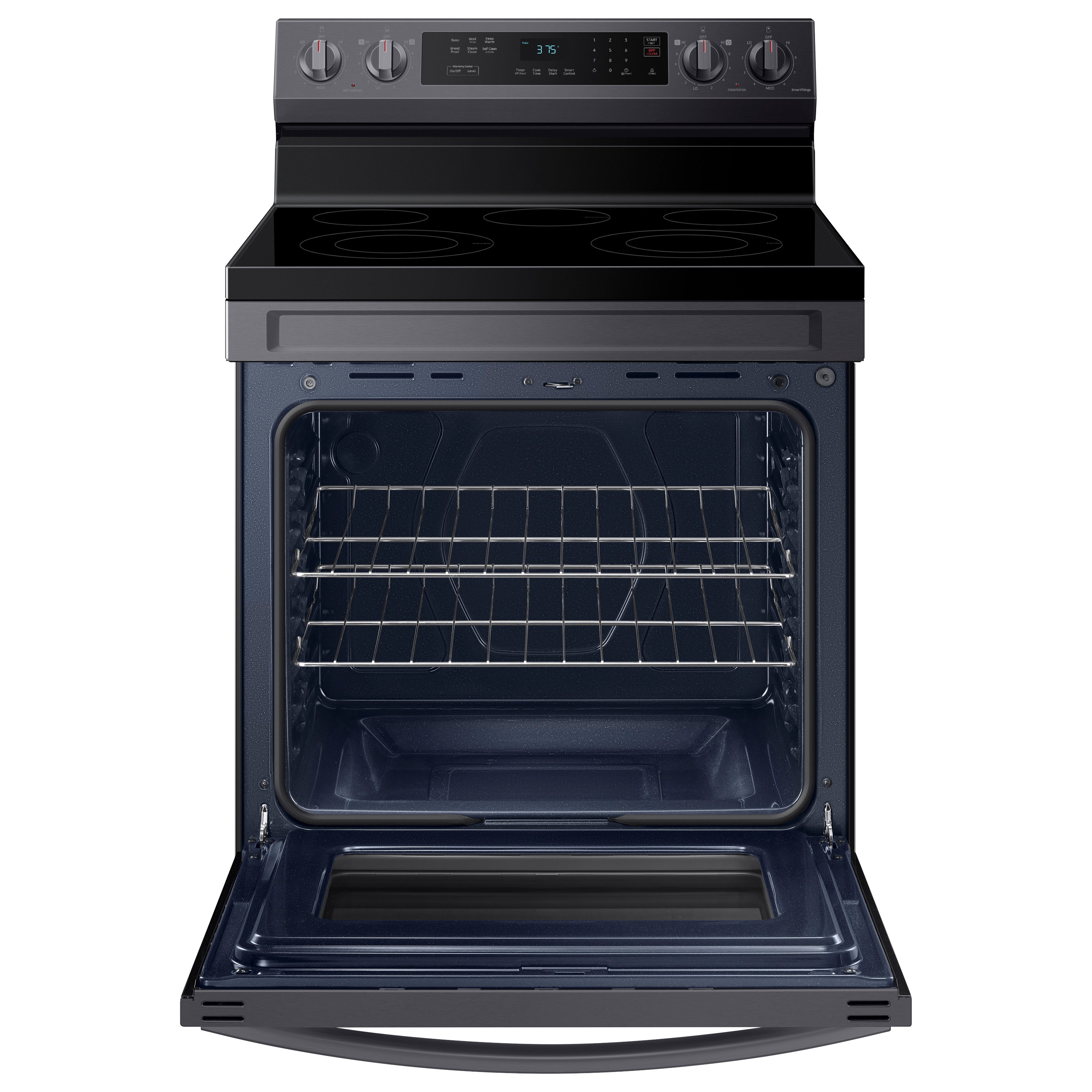 NE63A6311SG Samsung 30 Inch Electric Range - 6.3 cu. ft. Black Stainless Steel-2