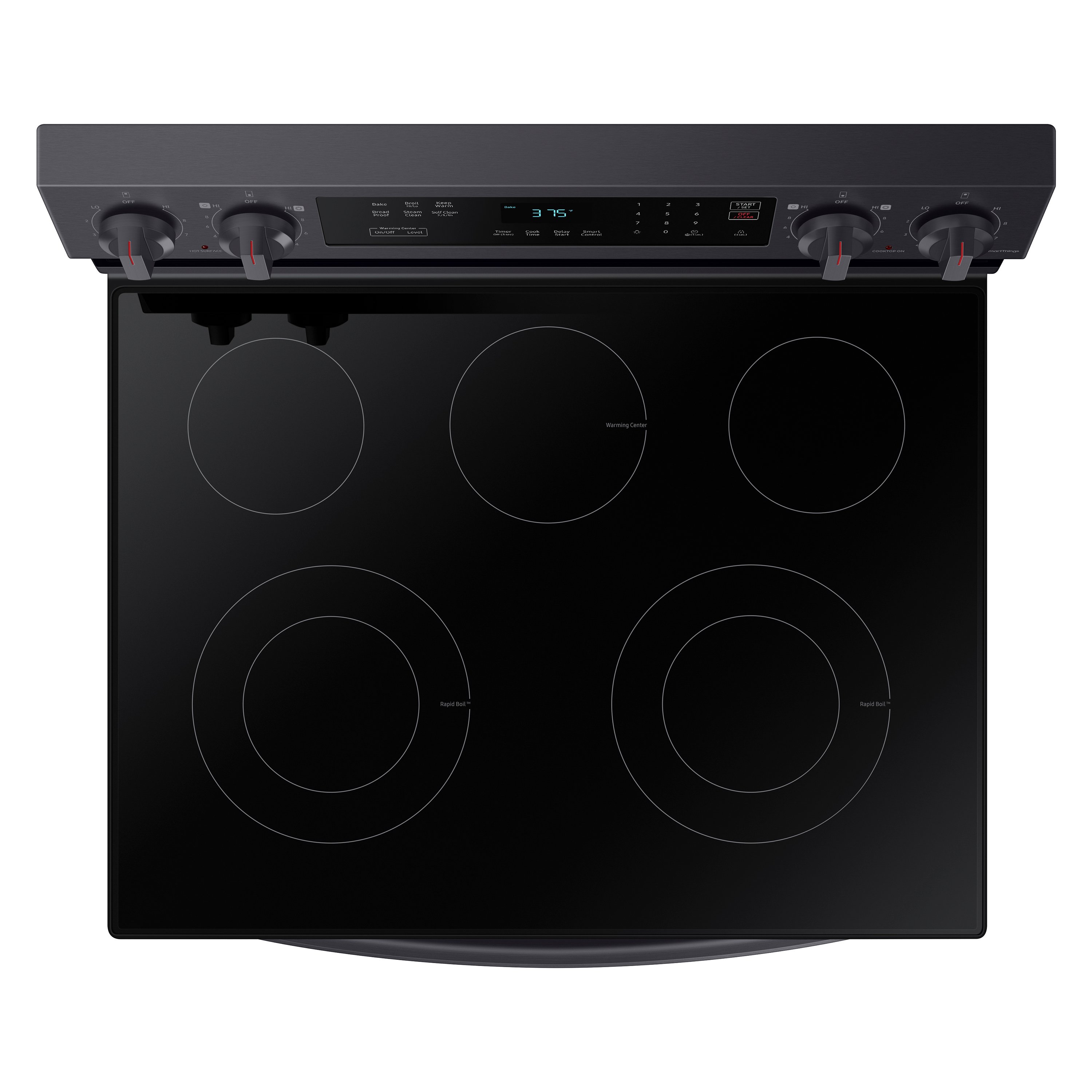 NE63A6311SG Samsung 30 Inch Electric Range - 6.3 cu. ft. Black Stainless Steel-3