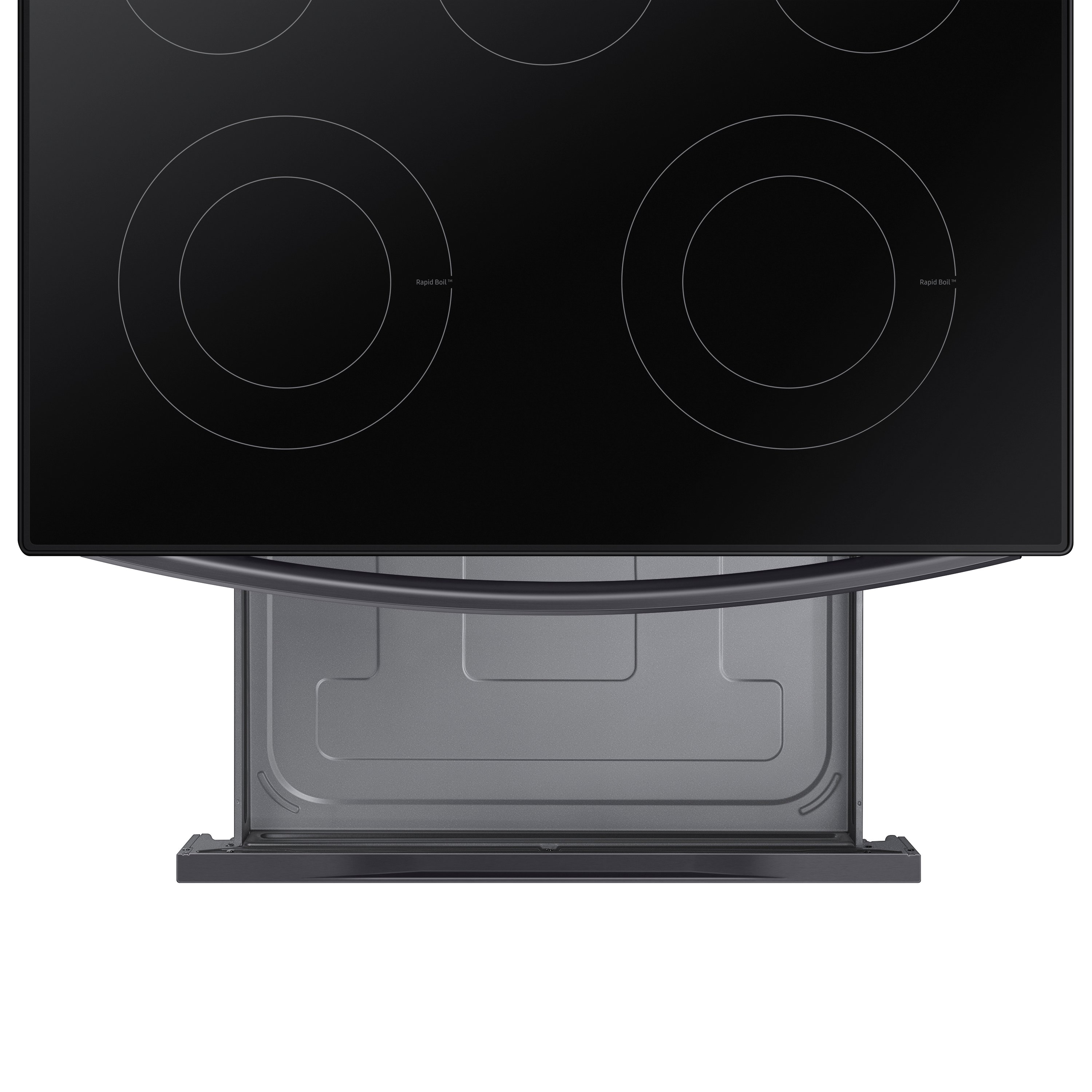 NE63A6311SG Samsung 30 Inch Electric Range - 6.3 cu. ft. Black Stainless Steel-6