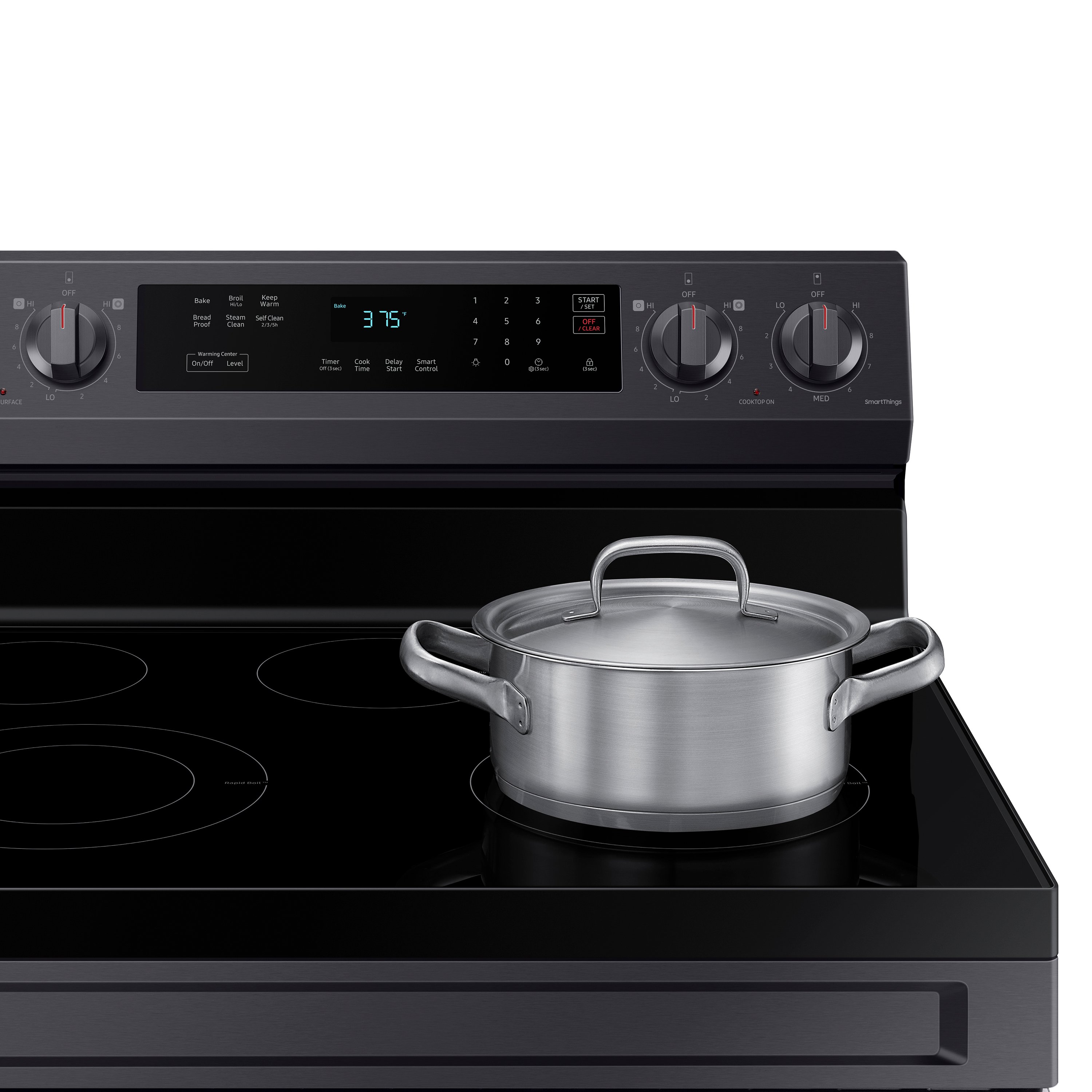 NE63A6311SG Samsung 30 Inch Electric Range - 6.3 cu. ft. Black Stainless Steel-9