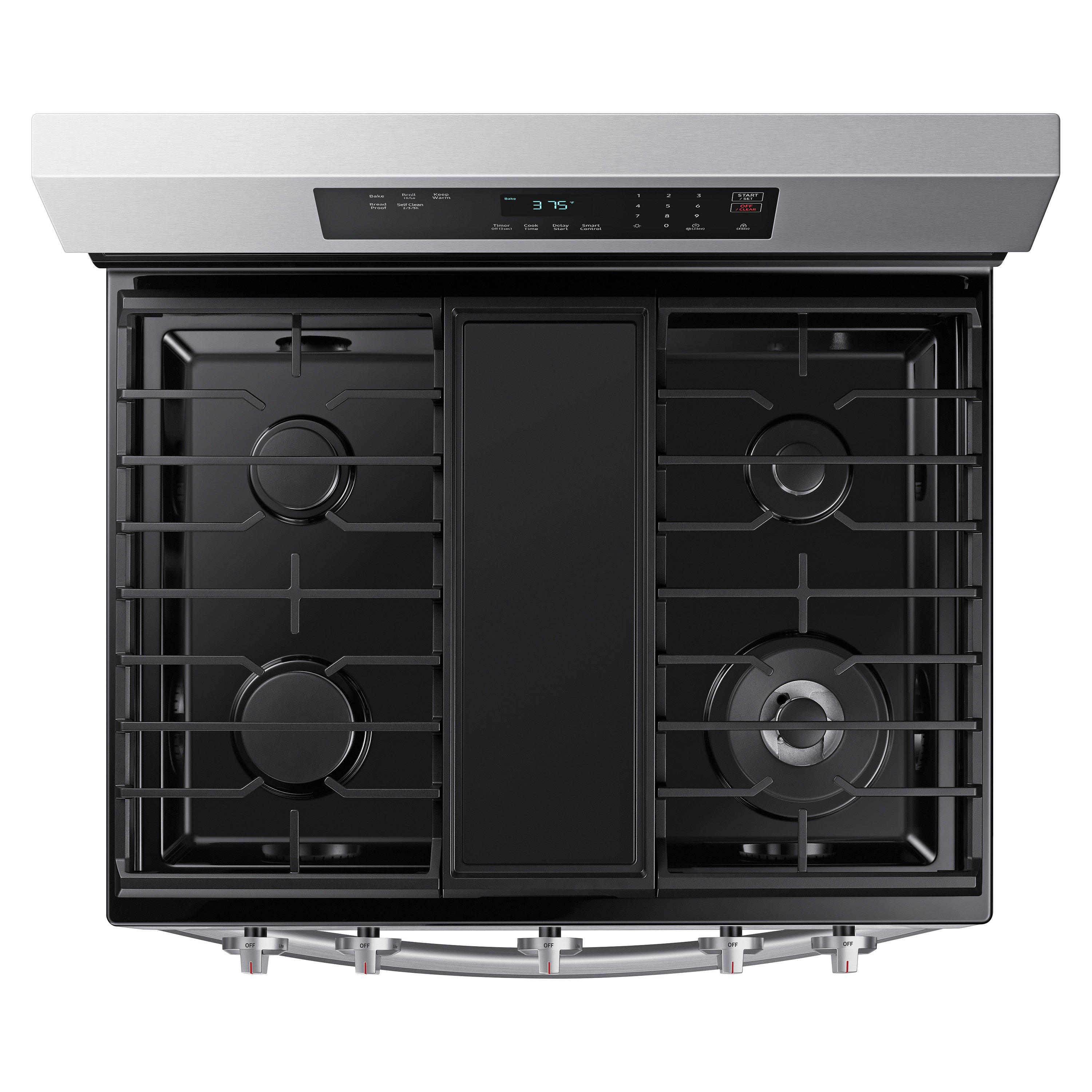 NX60A6311SS Samsung 30 Inch Gas Range with WiFi - 6 cu. ft. Stainless Steel-2