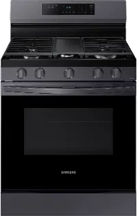 NX60A6311SG Samsung 30 Inch Gas Range with WiFi - 6 cu. ft. Black Stainless Steel