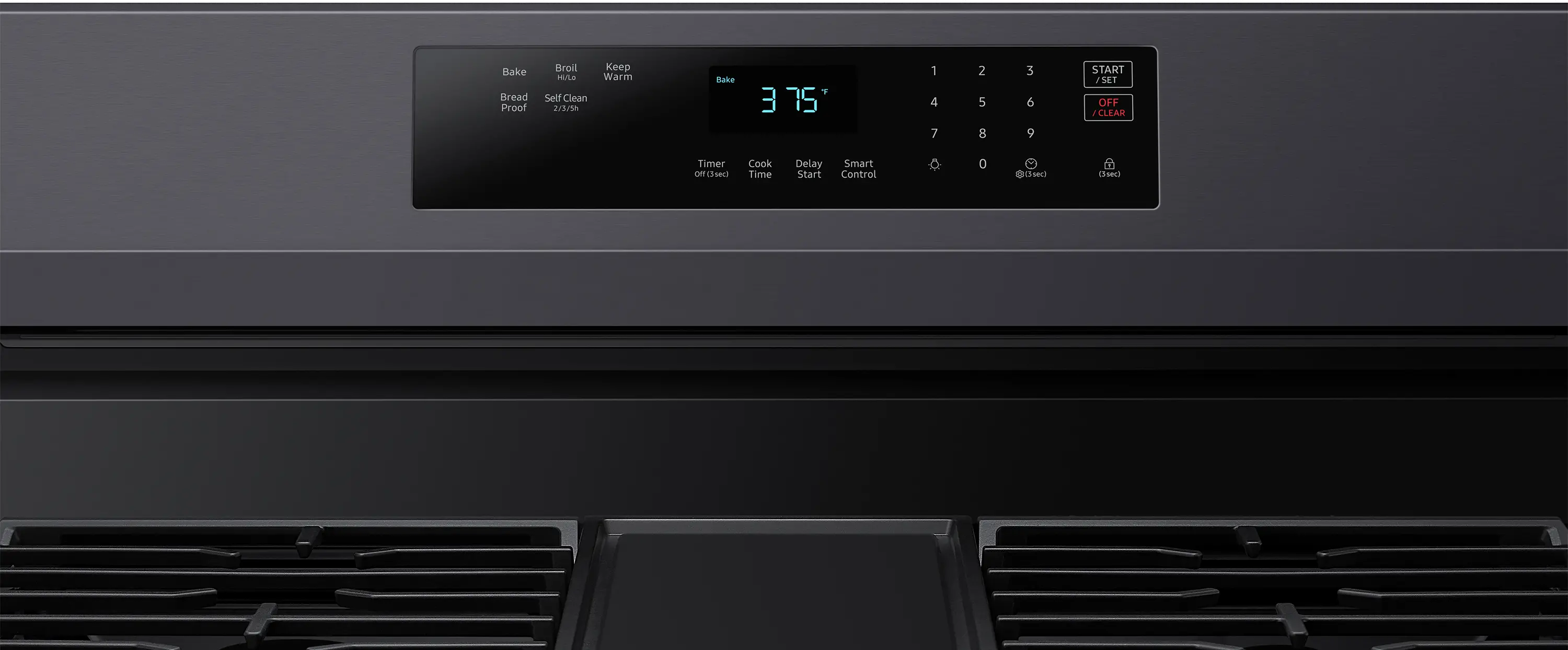 NX60A6311SG Samsung 30 Inch Gas Range with WiFi - 6 cu. ft. Black Stainless Steel-3