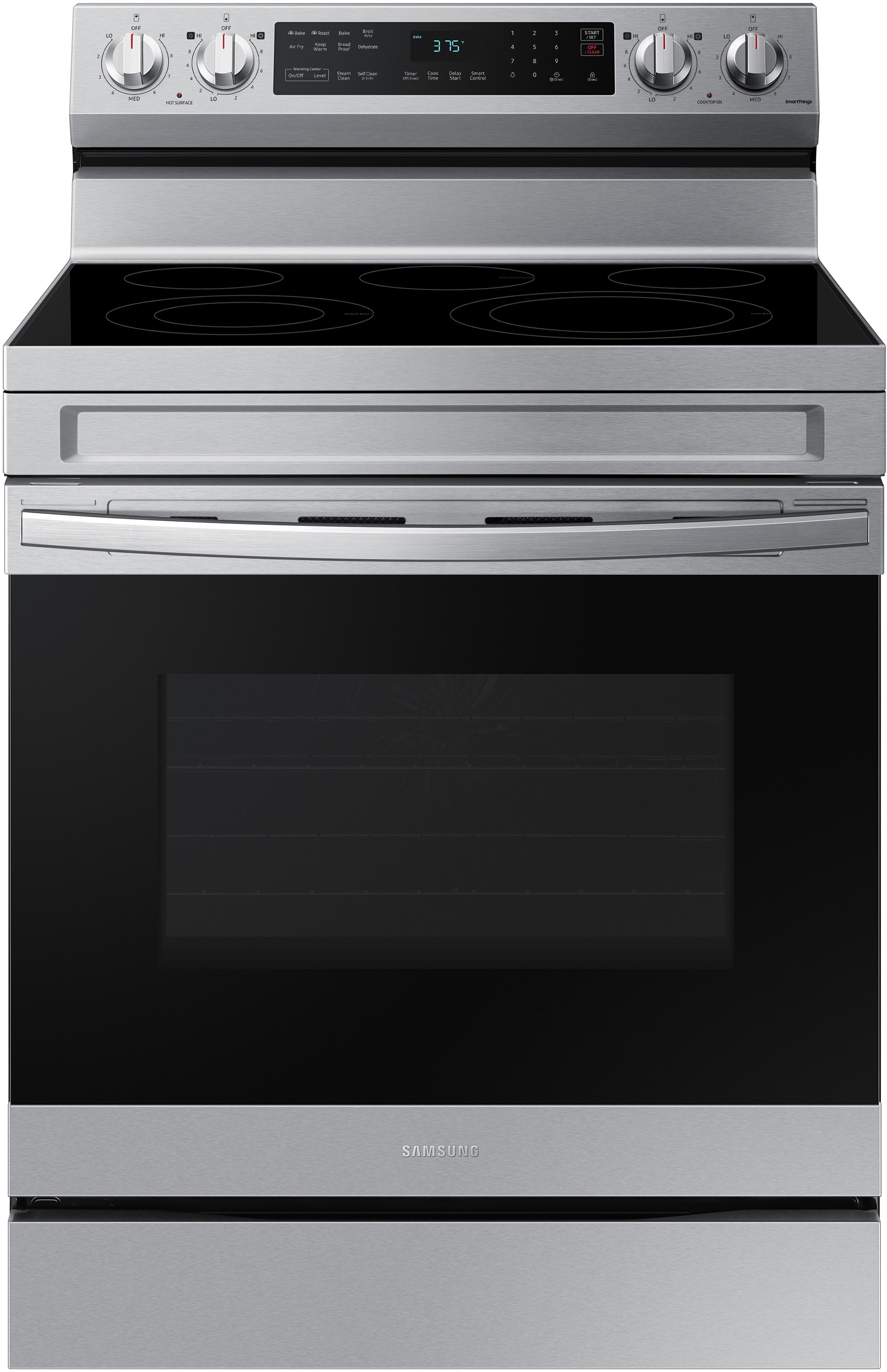 NE63A6511SS Samsung 30 Inch Electric Range with Convection and Air Fry - 6.3 cu. ft. Stainless Steel-1
