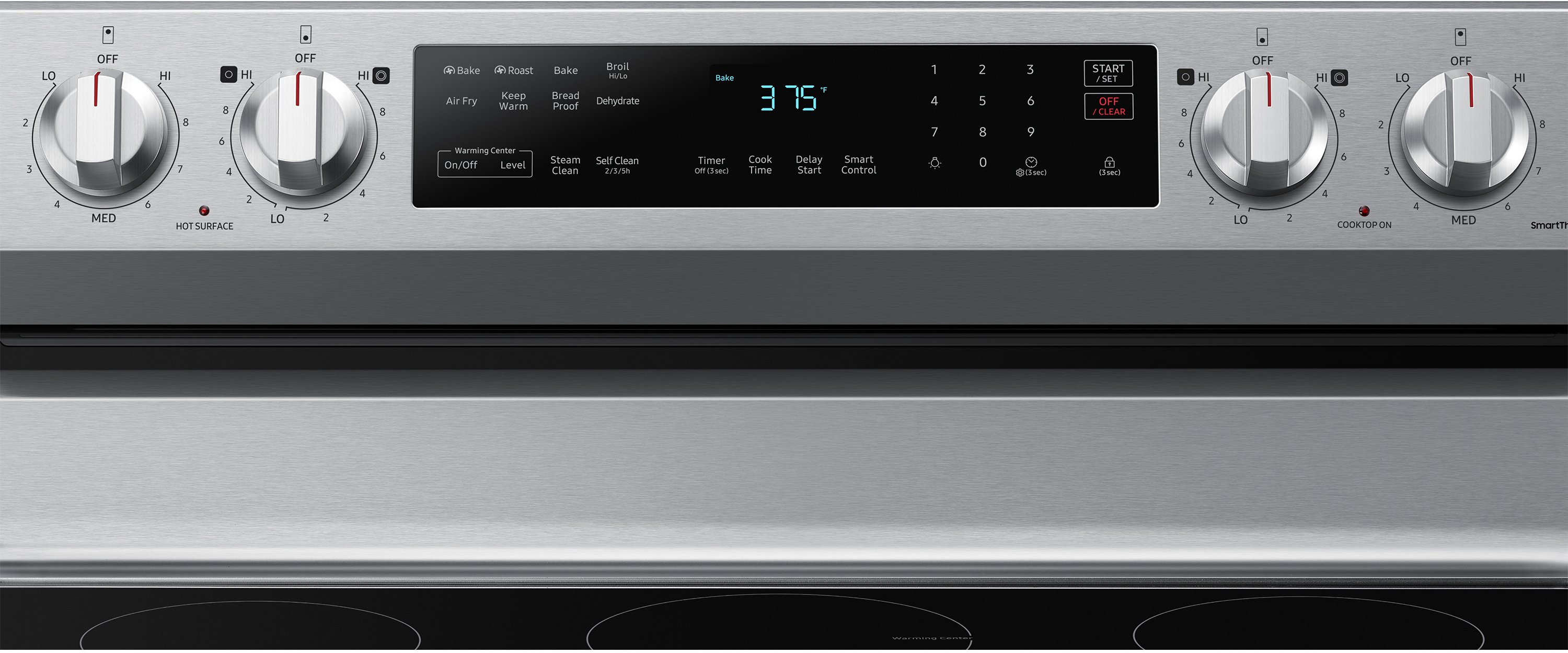 NE63A6511SS Samsung 30 Inch Electric Range with Convection and Air Fry - 6.3 cu. ft. Stainless Steel-2
