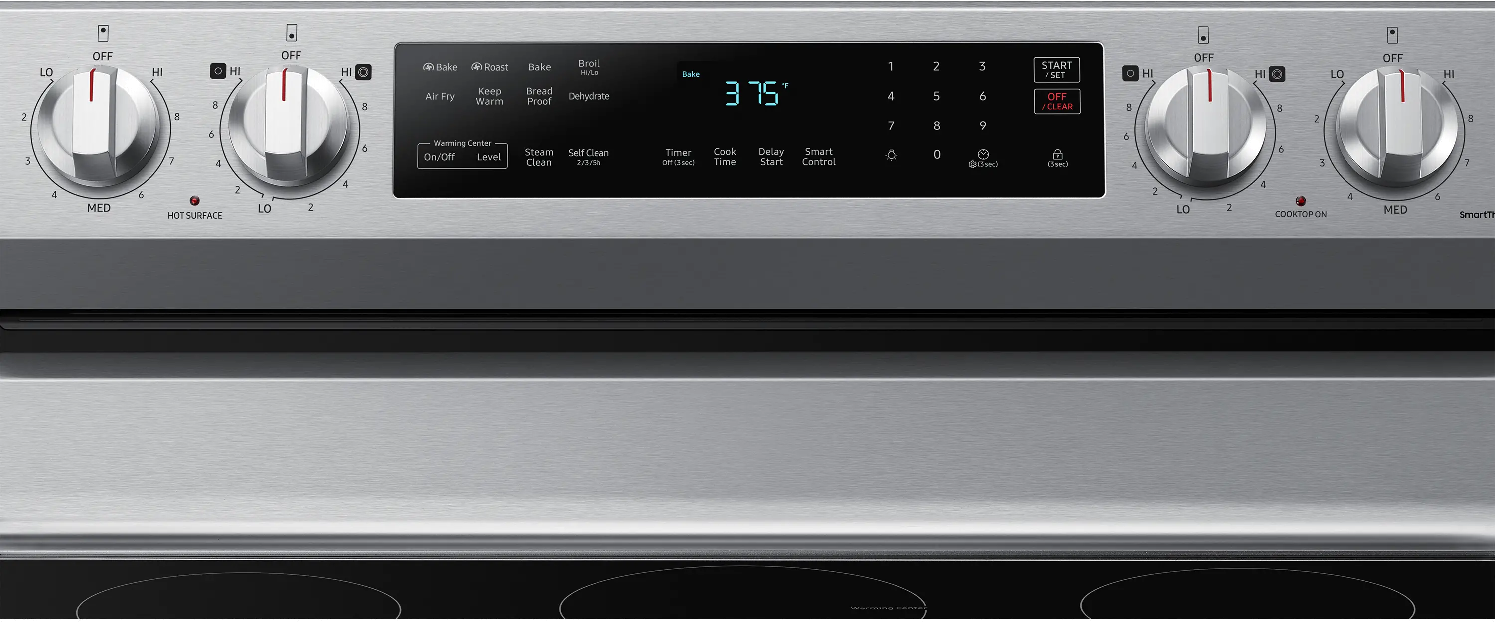 NE63A6511SS Samsung 6.3 cu ft Electric Range - Stainless Steel-2