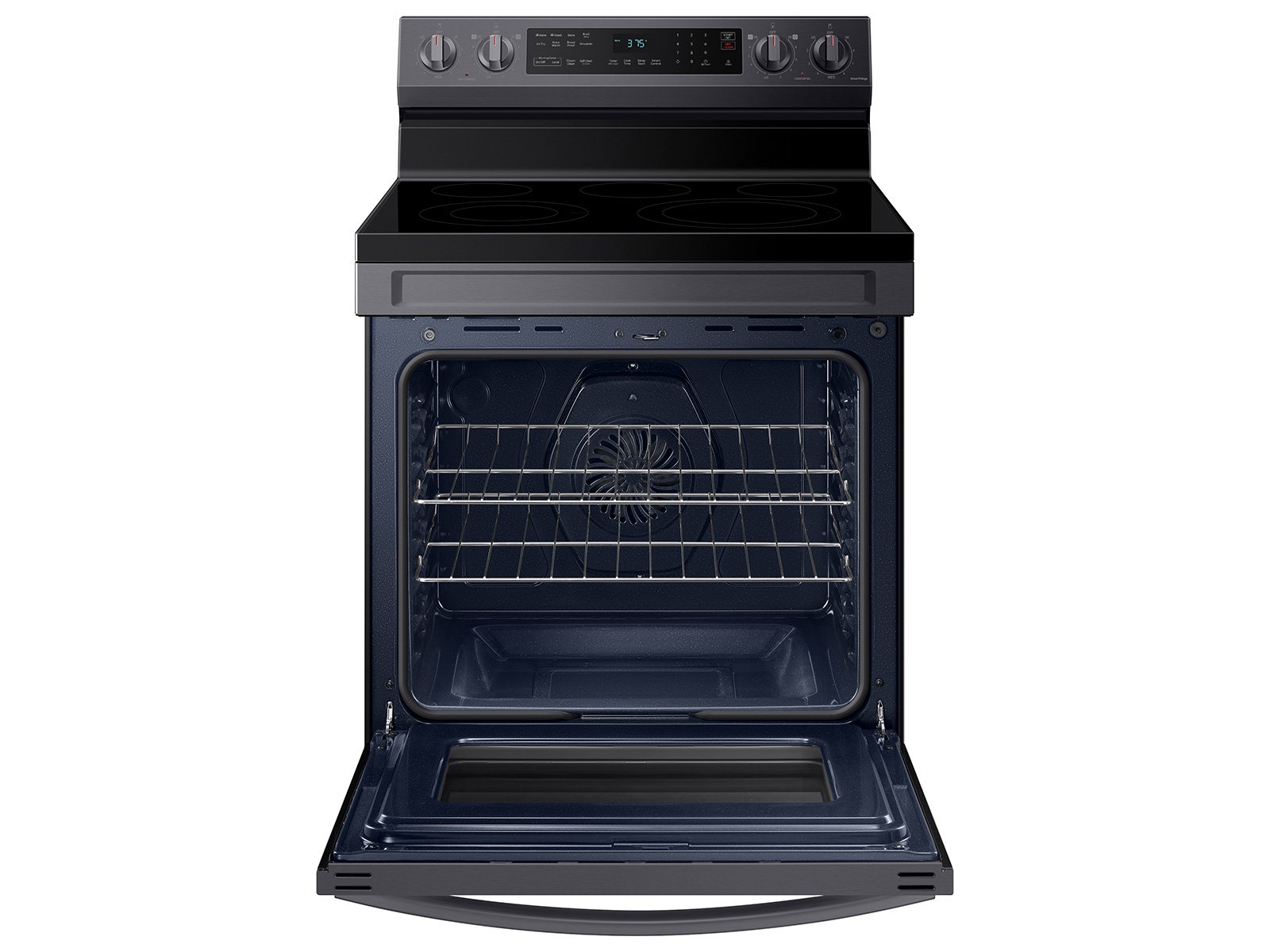 NE63A6511SG Samsung 30 Inch Electric Range with Convection and Air Fry - 6.3 cu. ft. Black Stainless Steel-2