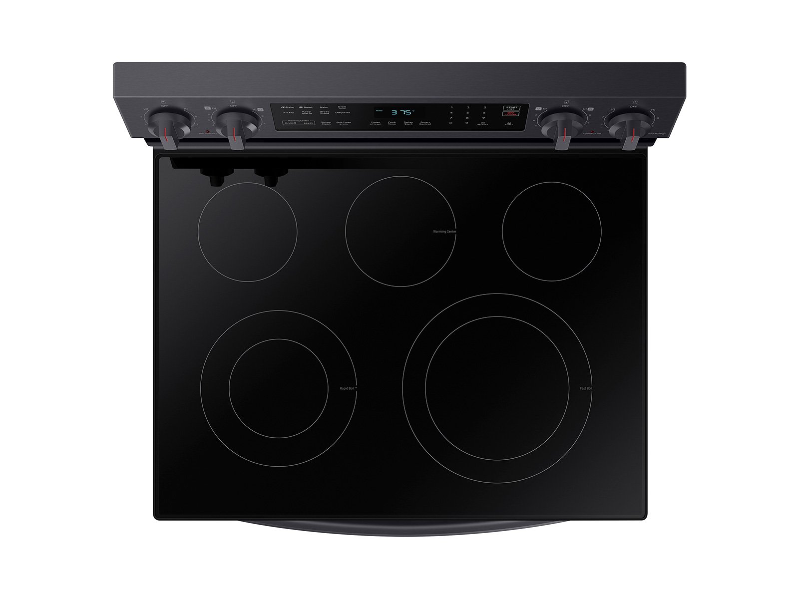 NE63A6511SG Samsung 30 Inch Electric Range with Convection and Air Fry - 6.3 cu. ft. Black Stainless Steel-4