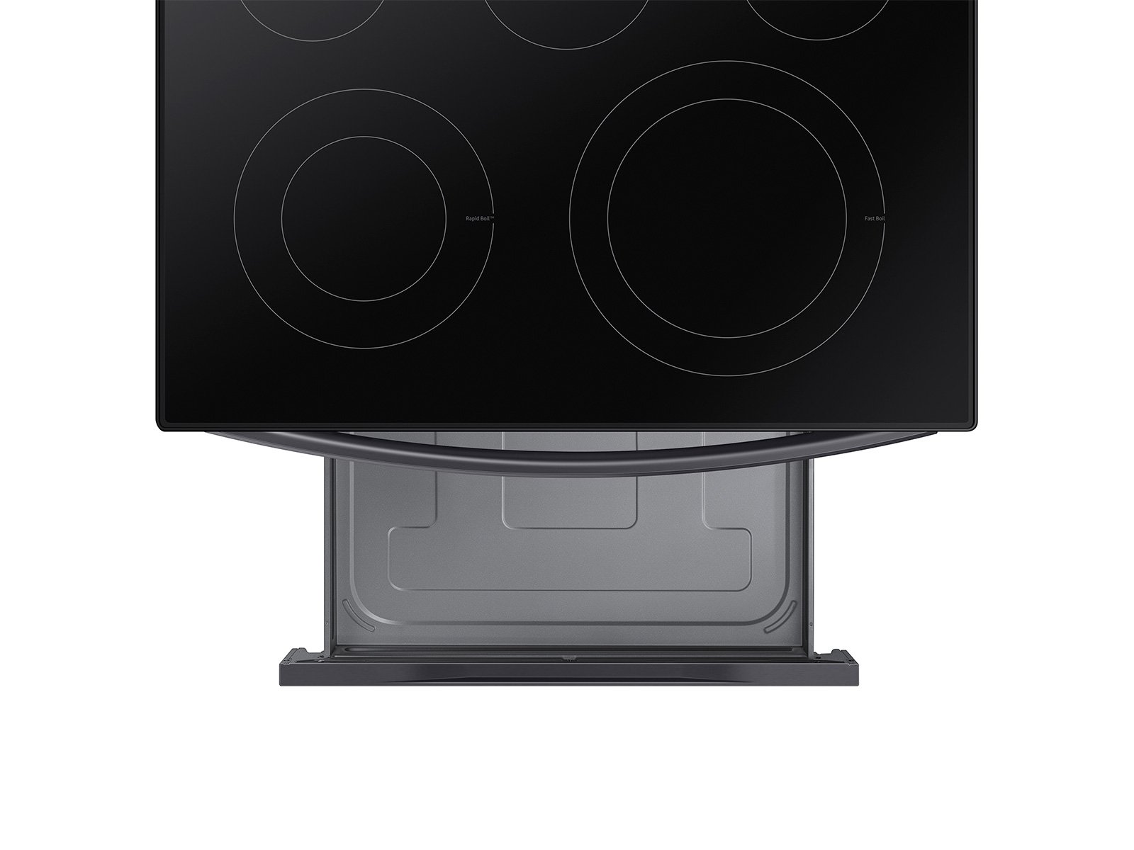 NE63A6511SG Samsung 30 Inch Electric Range with Convection and Air Fry - 6.3 cu. ft. Black Stainless Steel-6