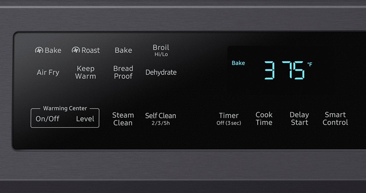 NE63A6511SG Samsung 30 Inch Electric Range with Convection and Air Fry - 6.3 cu. ft. Black Stainless Steel-7