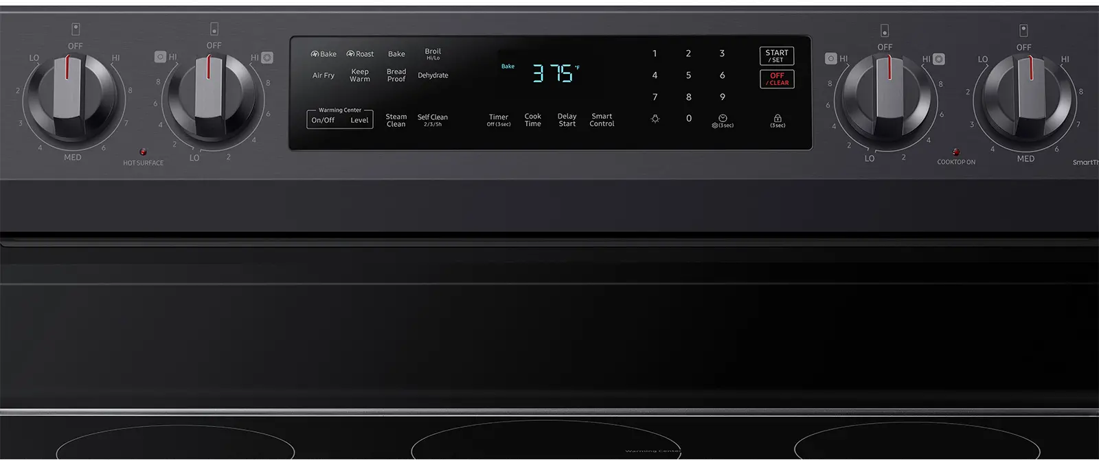 NE63A6511SG Samsung 6.3 cu ft Electric Range - Black Stainless Steel-3
