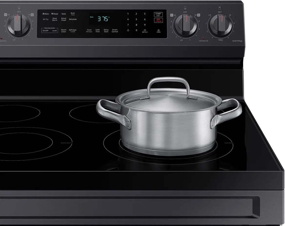 NE63A6511SG Samsung 6.3 cu ft Electric Range - Black Stainless Steel-5