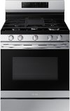 NX60A6511SS Samsung Gas Range with Air Fry and Smart Features - 30-Inch, 6 cu. ft. Stainless Steel