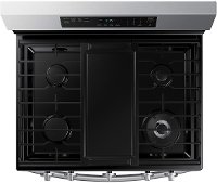 NX60A6511SS Samsung Gas Range with Air Fry and Smart Features - 30-Inch, 6 cu. ft. Stainless Steel-2