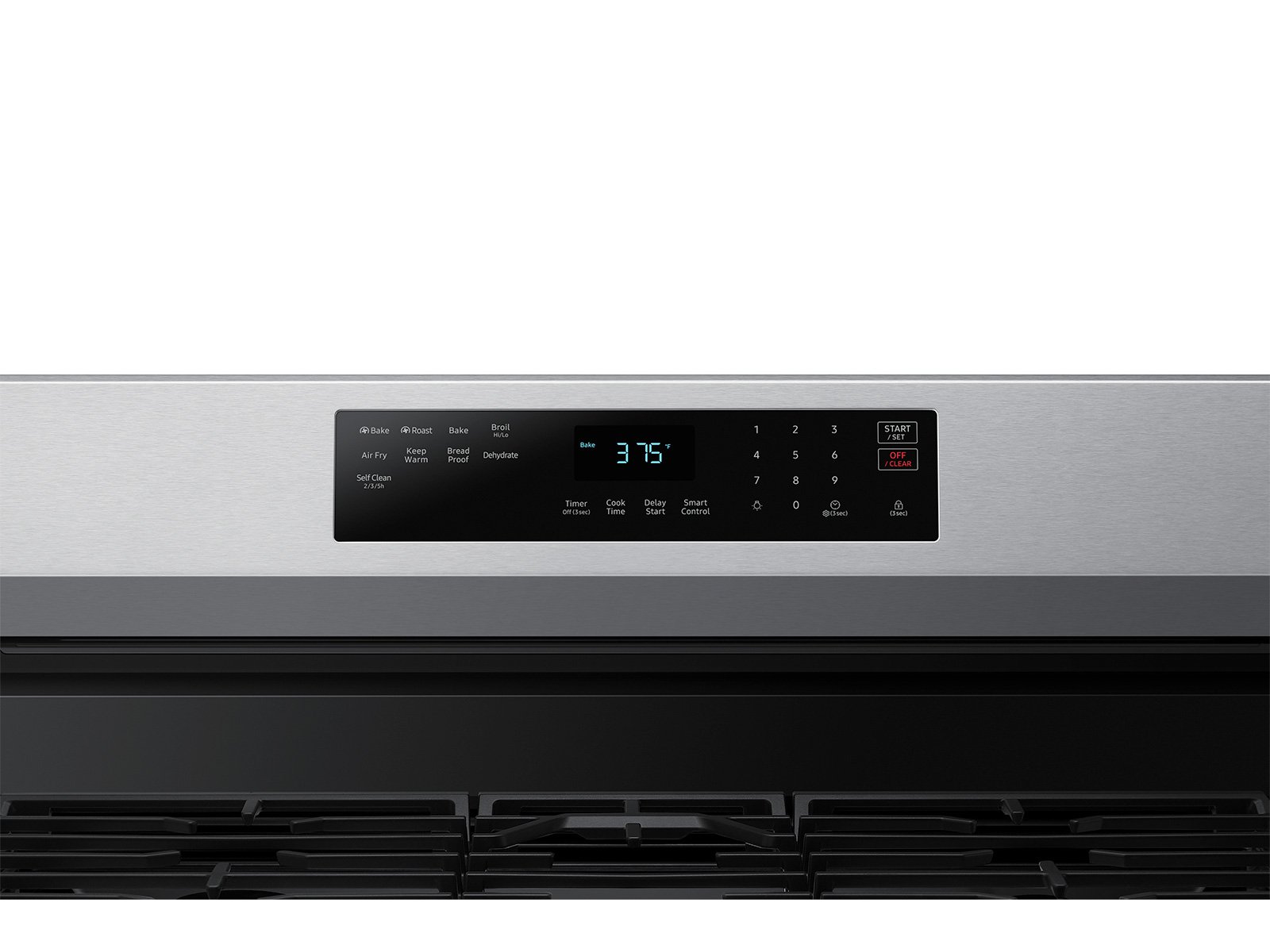 NX60A6511SS Samsung Gas Range with Air Fry and Smart Features - 30-Inch, 6 cu. ft. Stainless Steel-3