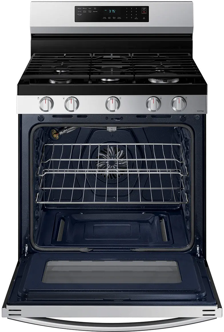 NX60A6511SS Samsung Gas Range with Air Fry and Smart Features - 30-Inch, 6 cu. ft. Stainless Steel-4