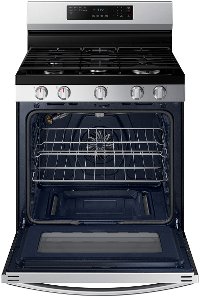 NX60A6511SS Samsung Gas Range with Air Fry and Smart Features - 30-Inch, 6 cu. ft. Stainless Steel-4