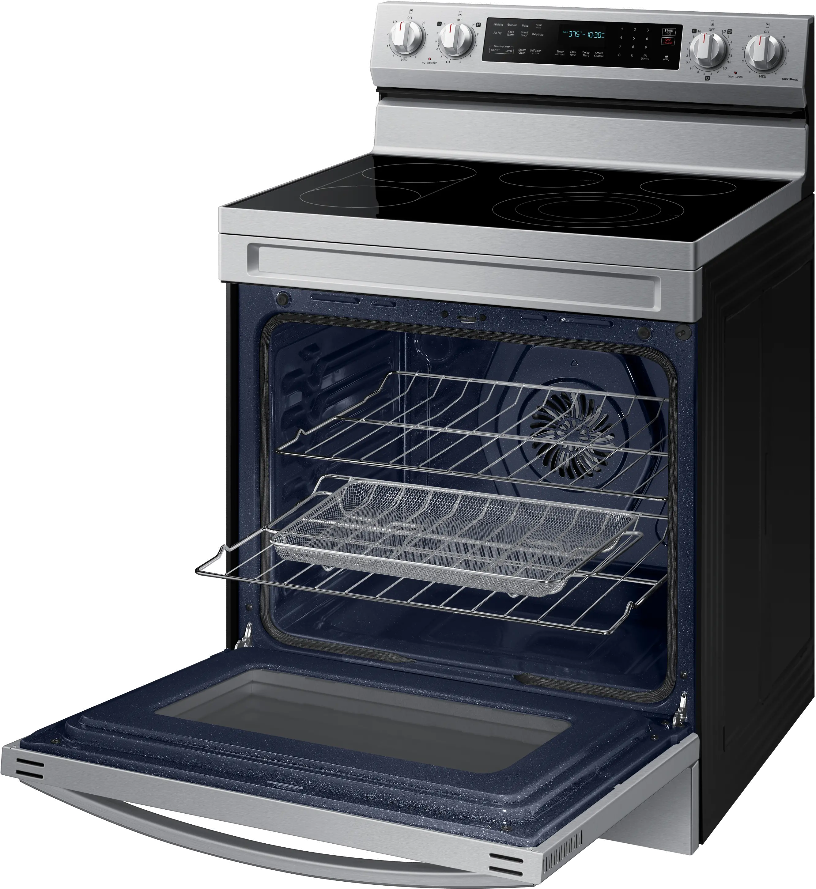 NE63A6711SS Samsung 30 Inch Electric Range with Convection and Air Fry - 6.3 cu ft Stainless Steel-2