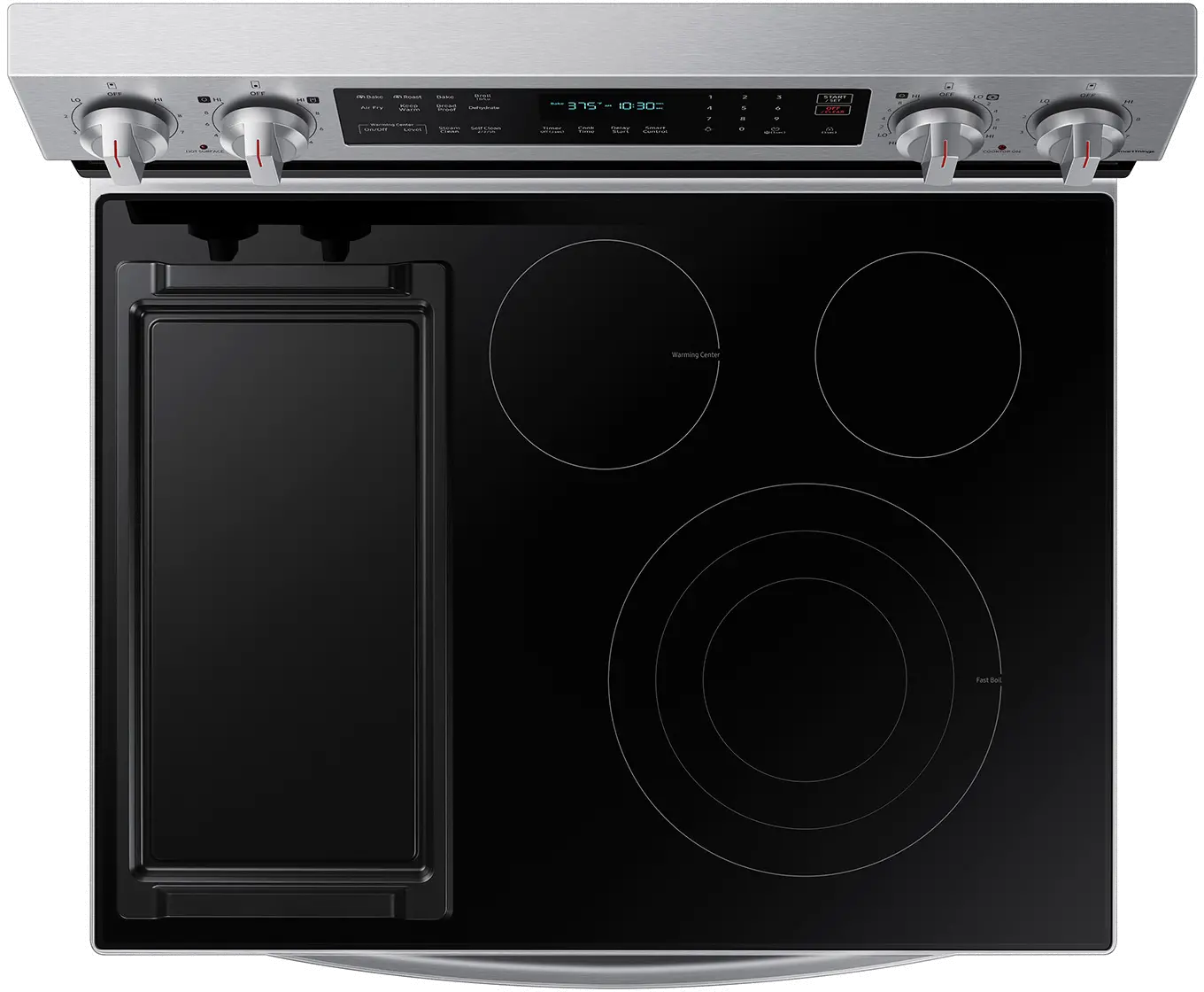NE63A6711SS Samsung 30 Inch Electric Range with Convection and Air Fry - 6.3 cu ft Stainless Steel-4