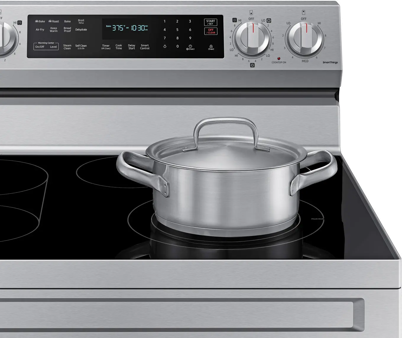 NE63A6711SS Samsung 30 Inch Electric Range with Convection and Air Fry - 6.3 cu ft Stainless Steel-5