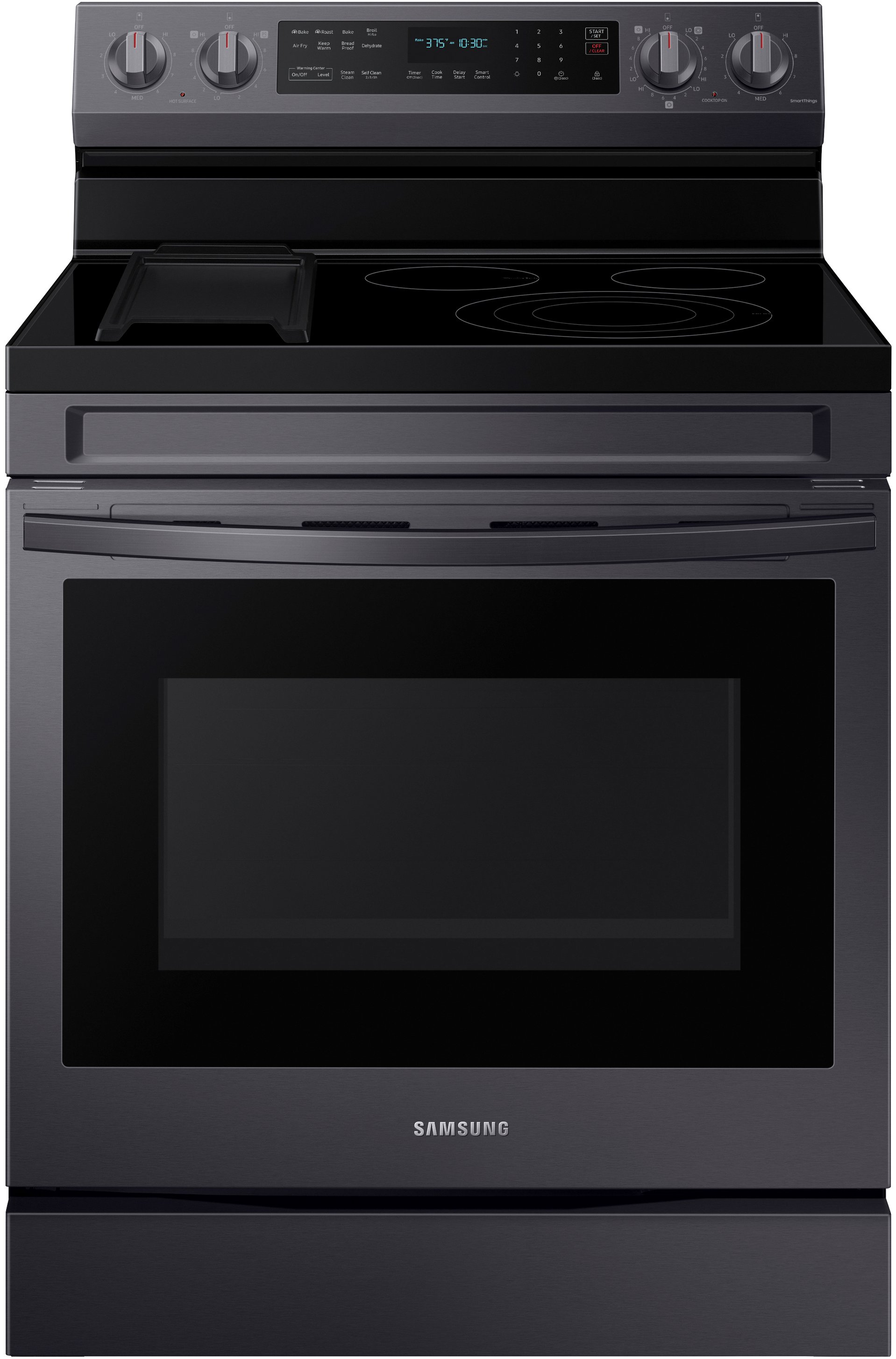 NE63A6711SG Samsung 30 Inch Electric Range with Convection and Air Fry - 6.3 cu. ft. Black Stainless Steel-1
