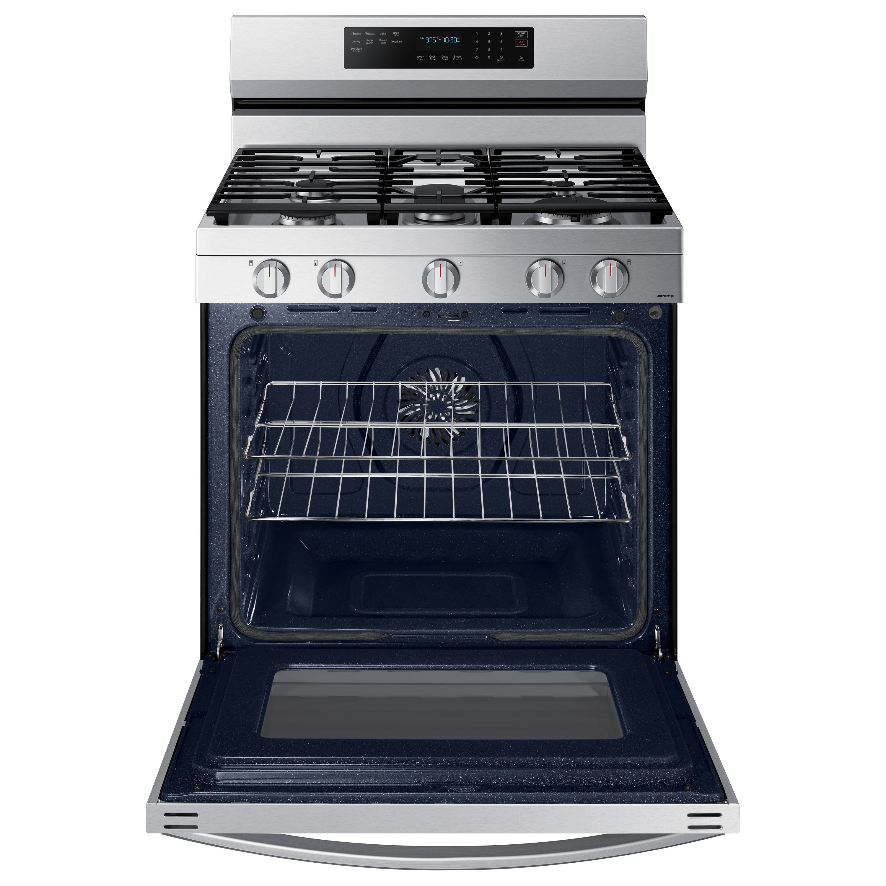 NX60A6711SS Samsung Gas Range with Air Fry, Convection, and Stainless Steel Cooktop - 30-Inch, 6 cu. ft. Stainless Steel-4