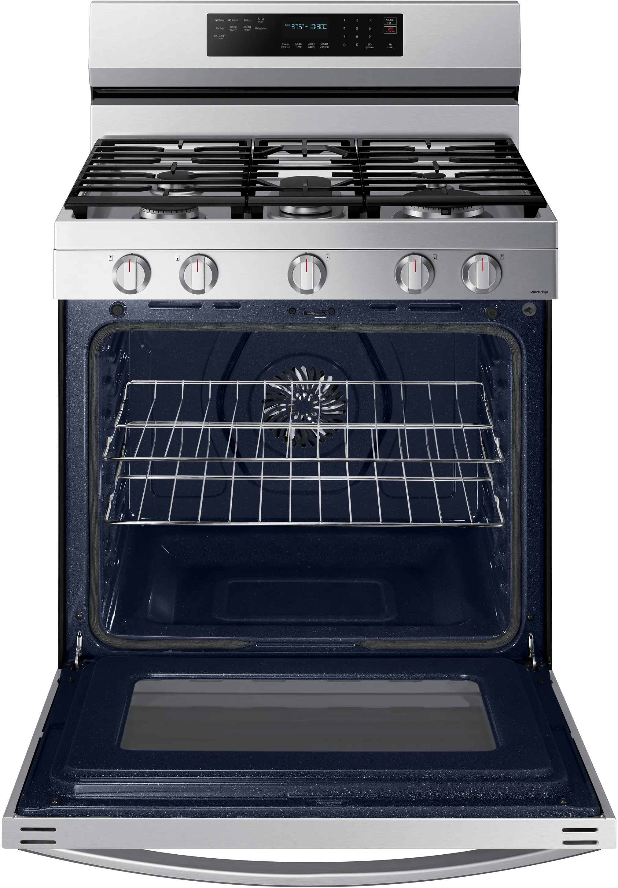 NX60A6711SS Samsung Gas Range with Air Fry, Convection, and Stainless Steel Cooktop - 30-Inch, 6 cu. ft. Stainless Steel-4