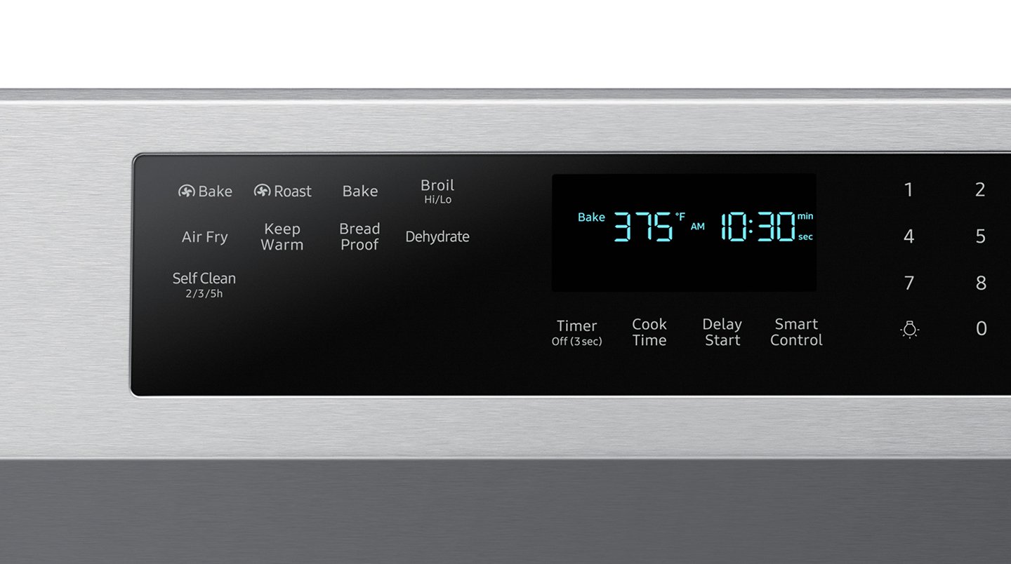 NX60A6711SS Samsung Gas Range with Air Fry, Convection, and Stainless Steel Cooktop - 30-Inch, 6 cu. ft. Stainless Steel-5