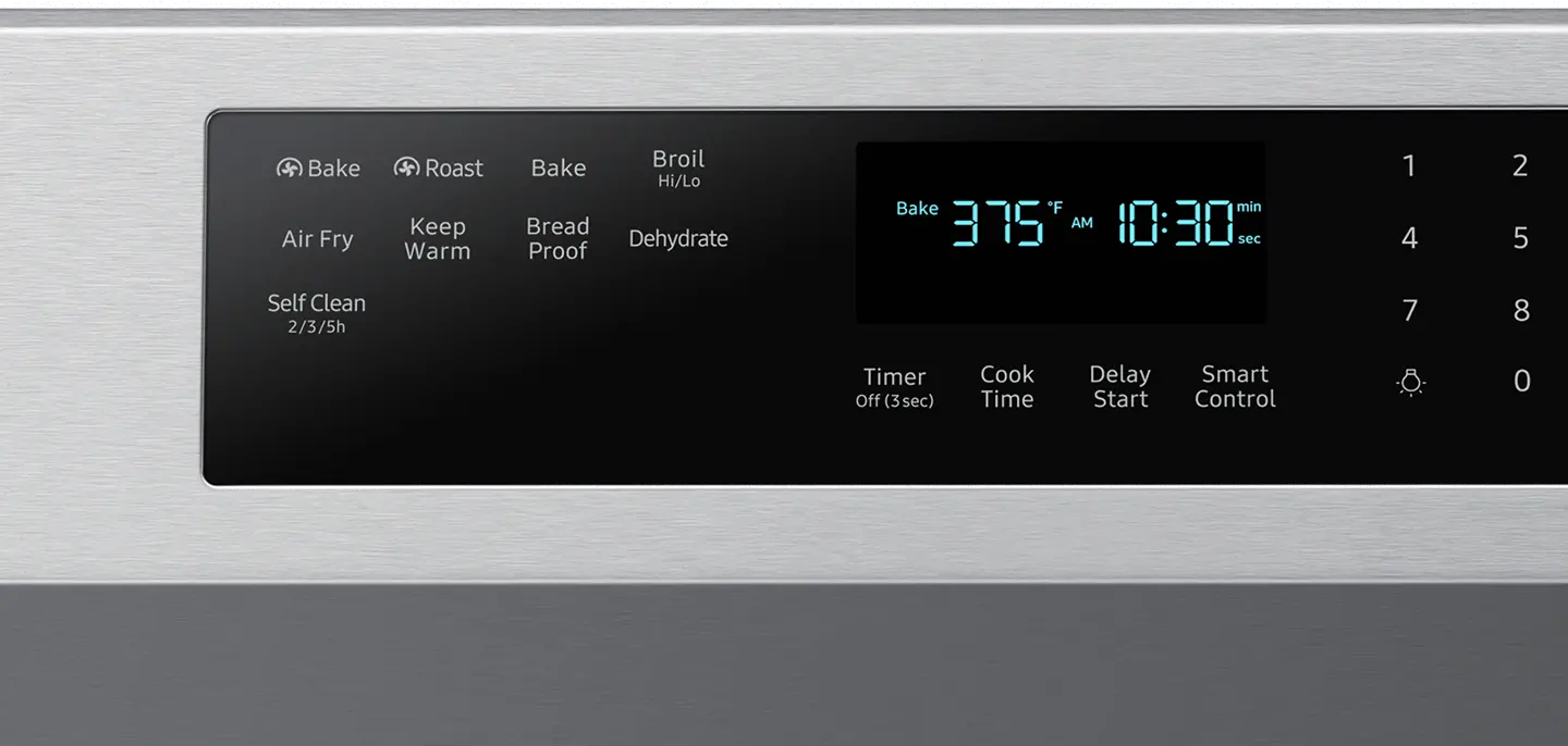 NX60A6711SS Samsung Gas Range with Air Fry, Convection, and Stainless Steel Cooktop - 30-Inch, 6 cu. ft. Stainless Steel-5