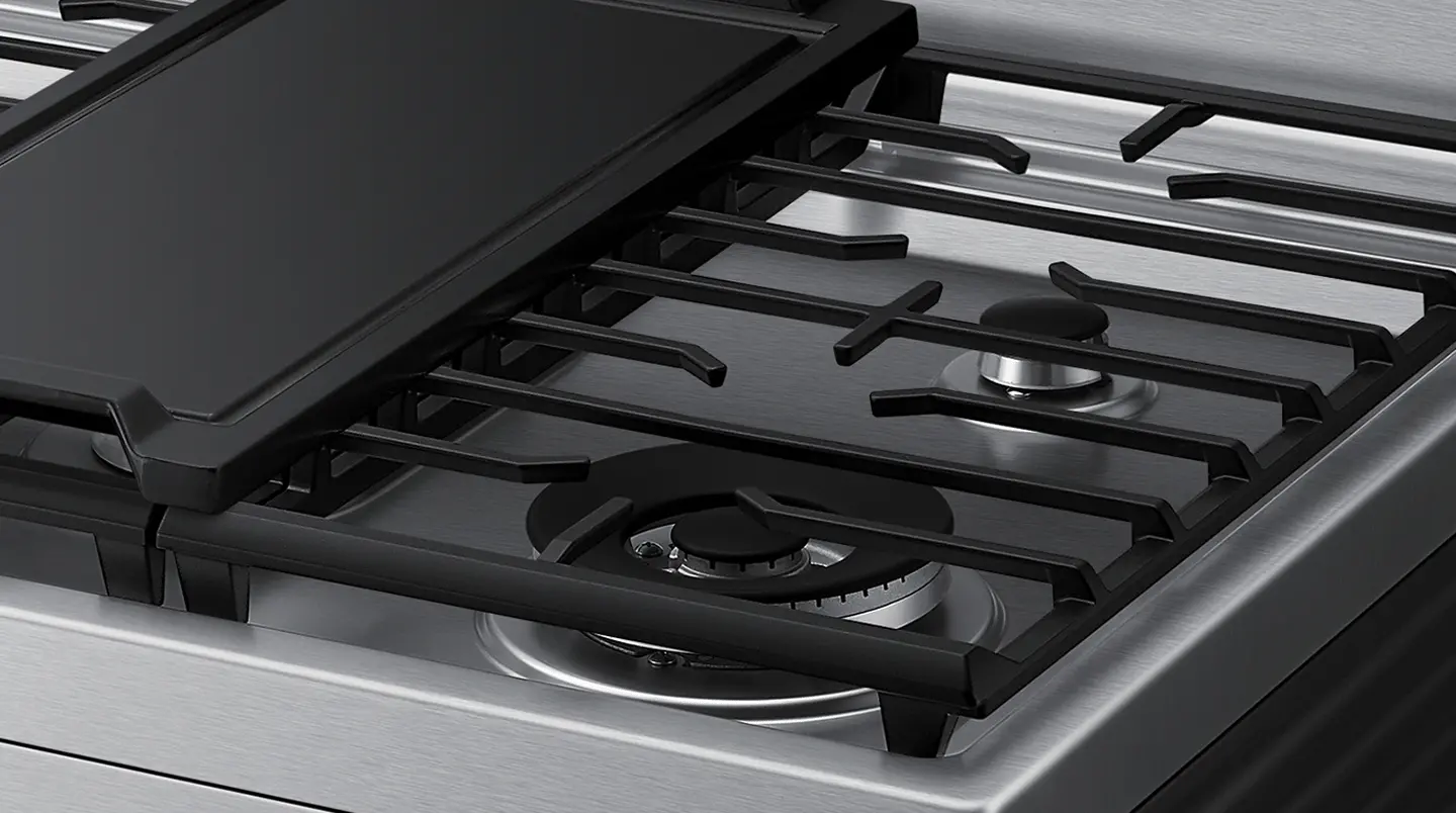 NX60A6711SS Samsung Gas Range with Air Fry, Convection, and Stainless Steel Cooktop - 30-Inch, 6 cu. ft. Stainless Steel-7